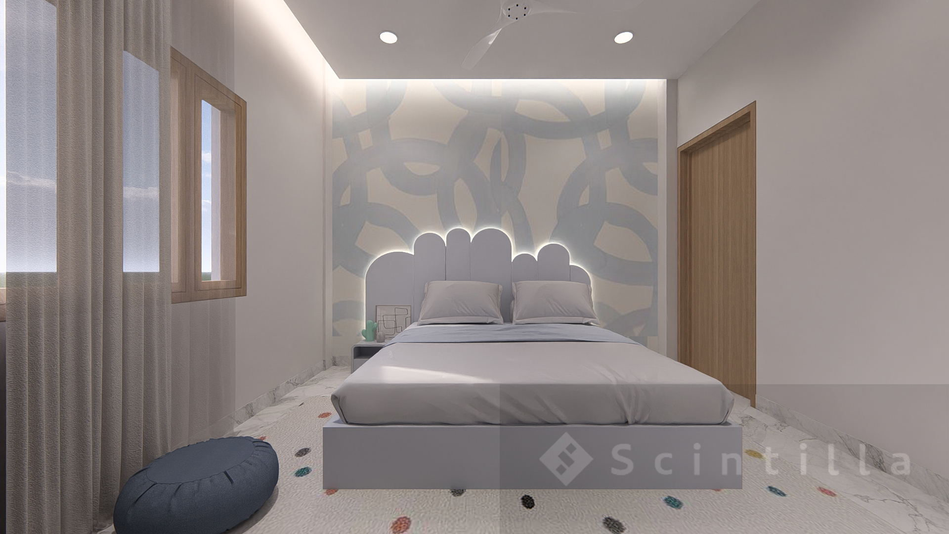 3 bhk villa interior design
